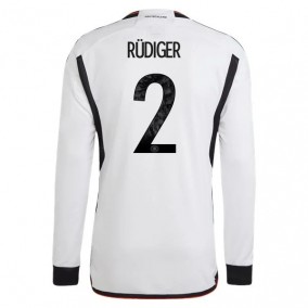 Tyskland Antonio Rüdiger 2 2023/2024 Hjemmebanetrøje Langærmet